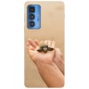 Husa compatibila cu Motorola Edge 20 Lite model Baby sea turtle, Silicon, TPU, Viceversa, Transparent, Carcasa