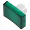 Lentilă buton 16mm verde plastic EAO seria 51