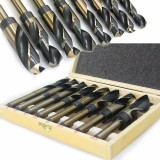 Set 8 burghie cobalt HSS 14-25.5mm pentru metal (M22302)