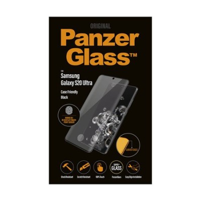 PanzerGlass - Geam Securizat Case Friendly pentru Samsung Galaxy S20 Ultra, Fingerprint komp., black foto