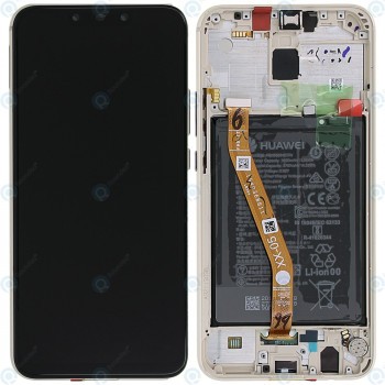 Huawei Mate 20 Lite (SNE-LX1 SNE-L21) Capac frontal al modulului de afișare + LCD + digitizer + baterie auriu platină 02352GTV 02352DFP 02352DKN foto