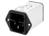 Conector AC Soclu Tată 6A 250V IEC 60320 KFA