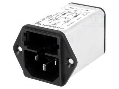 Conector AC Soclu Tată 6A 250V IEC 60320 KFA foto