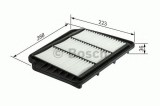 Filtru aer DAEWOO NUBIRA Break (KLAN) (2003 - 2016) BOSCH F 026 400 163