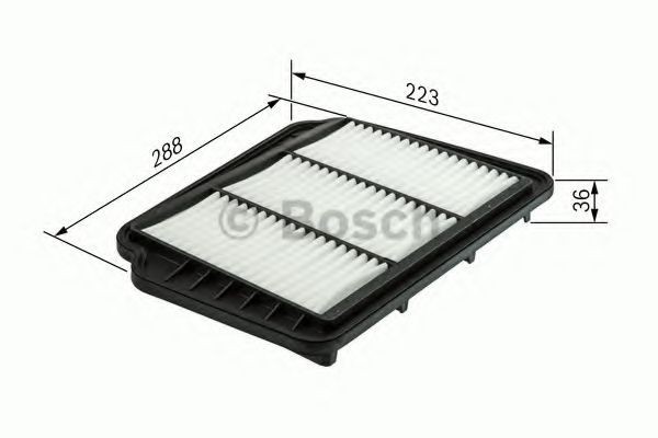Filtru aer DAEWOO NUBIRA Limuzina (KLAN) (2003 - 2016) BOSCH F 026 400 163
