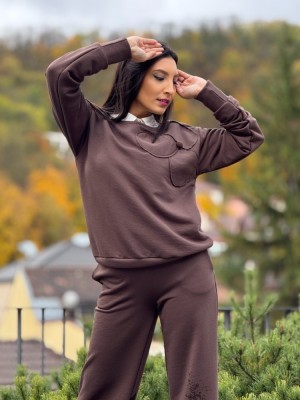 Trening dama maro cu imprimeu floare foto