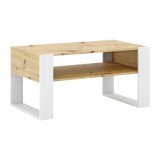 Cumpara ieftin Masuta DTD stejar artisan alba Cara 90x53.2x45 cm