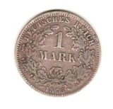 SV * Germania EIN MARK / 1 MARCA 1875 F ARGINT, Europa