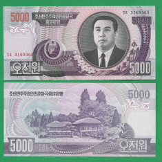 = COREA DE NORD - 5000 WON - 2006 - UNC = foto