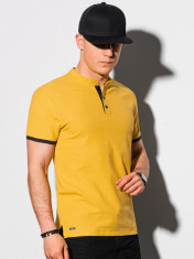 Tricou polo barbati S1381 - galben (Marime: XXL) foto