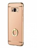 Husa de protectie pentru Samsung Galaxy J7 2017 Luxury Gold Plated cu Inel de sustinere, MyStyle