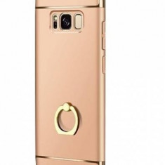 Husa de protectie pentru Samsung Galaxy J7 2017 Luxury Gold Plated cu Inel de sustinere