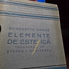 Elemente de estetica - Benedetto Croce