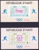 DB1 Sport Olimpiade Haiti 1968 Toti Castigatorii Proba Maraton 2 x MS MNH, Nestampilat