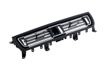 Grila ventilatie aer AC Bmw Seria 5 F10, F11, 2010-, Central-Cromat Complet, NTY EZC-BM-049 foto