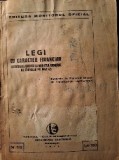 Legi cu caracter financiar- 1942
