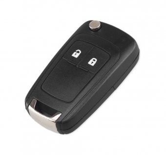 Cheie auto Topautochei&reg; pentru Opel Astra J, Insignia, Corsa E, Zafira C 433 Mhz, 2 butoane