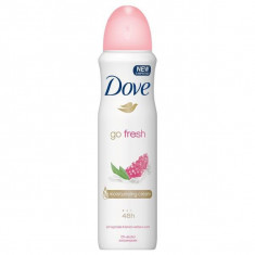 Deodorant antiperspirant spray, Dove, Go Fresh, cu rodie, 150 ml