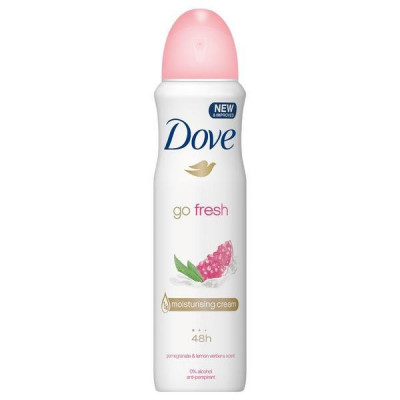 Deodorant antiperspirant spray, Dove, Go Fresh, cu rodie, 150 ml foto