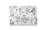 Plansa reutilizabila Funny Mat pentru colorat model Iepurasi, 48x33.5 cm