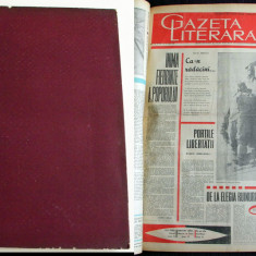 1963 Revista GAZETA LITERARA 52 numere, literatura propaganda, proletcultism RPR