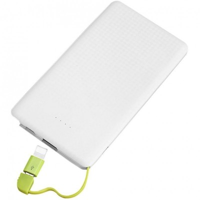 Baterie externa powerbank elSales KP-61 cu 2 conectori pentru incarcare - Lightning si MicroUSB , 1 conector foto