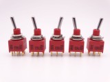 Intrerupator switch panou ON - ON sau ON - OFF 6 pini - lot 5 bucati