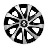 Set 4 capace roti Drift exrta silver&amp;black R14 Compatibil Cu Renault, Autohelix MSA