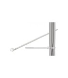 Coliere plastic strangere cabluri 292x3.5 mm transparent 100buc fixPoint