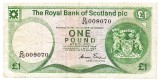 Scotia 1 Pound 1986 P-341Aa Seria 008070