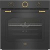 Cuptor incorporabil Beko RBIM19200AD, 72l, Clasa A, 8 programe, 3D Cooking, AEROperfect, ventilatie, grill, timer, Retro Antracit
