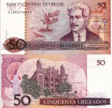 BRAZILIA 50 cruzados ND 1986 UNC!!!