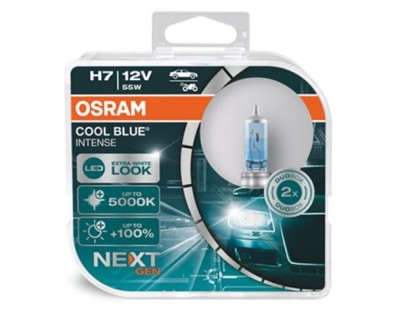 Set 2 bec halogen H7 Osram 12V 55W Cool Blue Intense NextGen foto