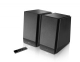 BOXE EDIFIER 2.0, RMS: 70W (2 x 16W, 2 x 19W), bluetooth, telecomanda wireless, volum, bass, treble, optical, coaxial, matte-black, &quot;R1855DB-MB&quot; (timb