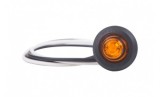 Lampa Pozitie Galbena Ingropata 12V 24V 3 LED 1W IP68 LD2629 Auto Camion Remorca Universal