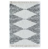 Covor CosmoLiving Cosmopolitan, textil, alb/negru, 240 x 320 cm