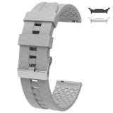 Curea din silicon compatibila cu Samsung Galaxy Watch8 44mm, Steel Gray