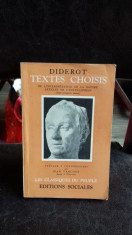 TEXTES CHOISIS - DIDEROT 2 VOLUME foto