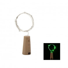 Dop pentru sticla cu lumini Led verde