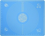 Cumpara ieftin Covoras pentru aluat din silicon, foaie antiaderenta, 60x80 cm, Albastru, 557COF