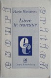 Litere in tranzitie - Florin Manolescu, Studii literare, Critica literara