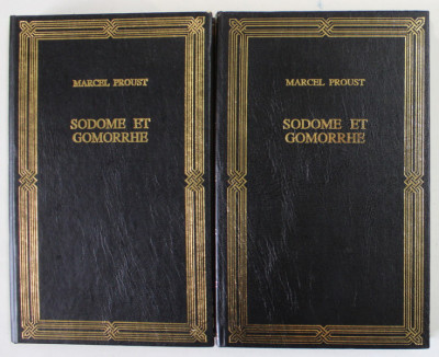 SODOME ET GOMORRHE par MARCEL PROUST , DEUX VOLUMES , 1995 foto