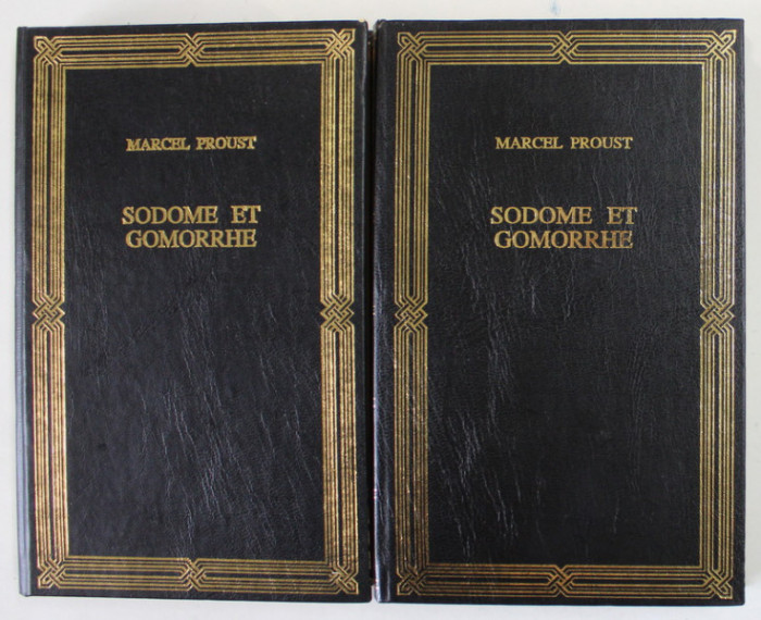 SODOME ET GOMORRHE par MARCEL PROUST , DEUX VOLUMES , 1995