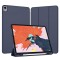 Husa pentru Apple iPad Pro 12.9 (2022) / Pro 12.9 (2021) / Pro 12.9 (2020) / Pro 12.9 (2018), Techsuit, Flex Trifold, Bleumarin