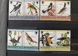 PC450 - Montserrat 1985 Fauna/ Pasari Audubon , serie MNH, 8v