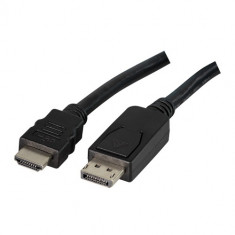 Cablu video Logilink CV0066B HDMI Male - DisplayPort Male 5m negru foto