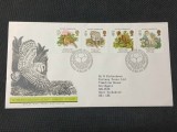 Anglia 1986 - Europa fauna, serie pe FDC