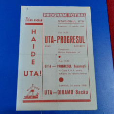 program UTA - Progresul Buc.