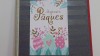 Felicitare Paste Franta, Joyeuses Paques, Colectia Atelier Weigert, Relief, Scrisa, 2023