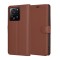 Husa Xiaomi 13T Techsuit Leather Folio, maro